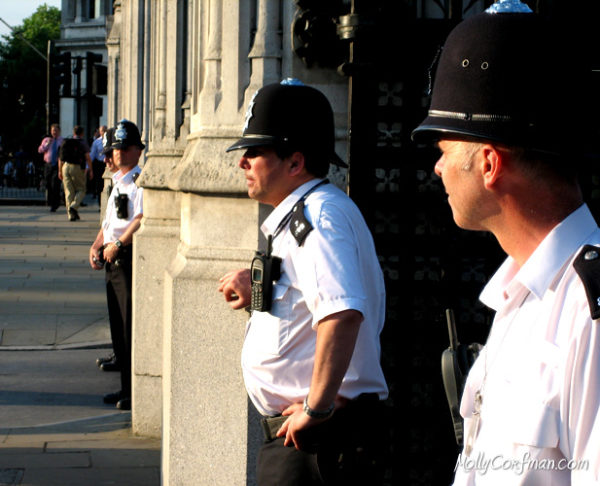 Bobbies Standing Guard