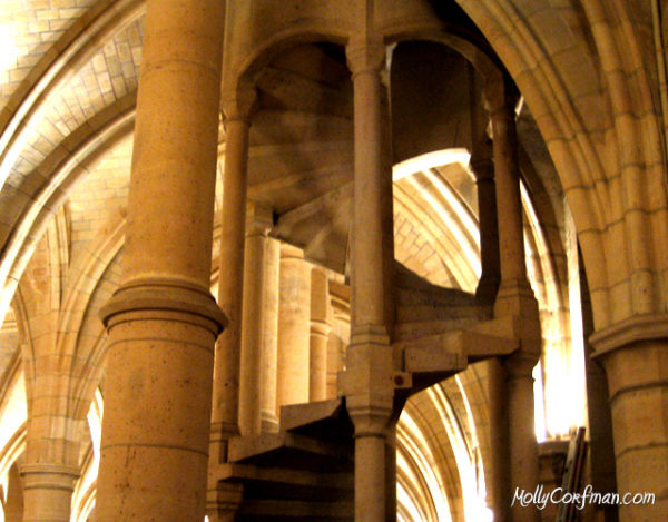 Staircase below Sainte-Chapelle