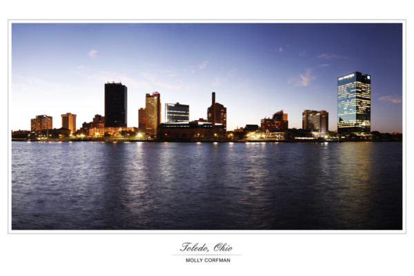Toledo Night Skyline